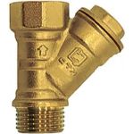 Сетчатый фильтр СТМ 3/4", штуцер-гайка CBYFMF34 (артикул 16200532) – фото 1