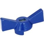 Усиленная ручка-бабочка MasterPlast для крана СИНЯЯ, 1/2"-3/4", MP-У ИС.131175 (артикул 15982166) – фото 1