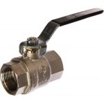 Шаровой полнопроходной кран STOUT 1 ВР/ВР, ручка рычаг RG008Q0H0FD2GV (артикул 16053613) – фото 1