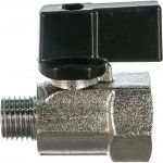 Шаровой кран ELSEN MINI прямой 1/4 1/4 НВ ручка-бабочка EV93.1414 (артикул 15953228) – фото 1
