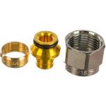 Концовка для пластиковых труб FAR 16х2,2 евроконус 1/2" FC 6075 58845 (артикул 15703135) – фото 1
