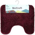 Коврик для туалета SIBO MULTISOFT 50х60 см, макароны бордо SI31031 (артикул 16351705) – фото 1