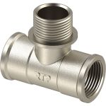 Тройник RTP резьбовой, внутренняя, наружная, внутренняя G 1/2 25202 (артикул 16497612) – фото 1