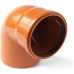 Отвод для наружной канализации Flextron 160мм 87 градусов SVK-KN3016087 (артикул 16236421) – фото 1