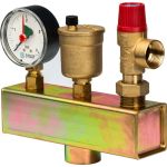 Группа безопасности котла до 50 кВт STOUT RG008Q0C1GS337 (артикул 16053714) – фото 1