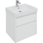 Тумба Aquanet Nova Lite 60 2 ящика, цвет белый глянец 00242575 (артикул 16357908) – фото 1