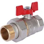 Шаровой кран с американкой ROMMER 1"", ВН/НР, RBV-0005-0510225, RG008UB5BKFAD4 (артикул 16229698) – фото 1