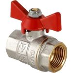 Шаровой кран Valtec Base рукоятка бабочка 3/4" внутренняя-внутренняя VT.217.N.05 (артикул 15622204) – фото 1