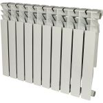 Алюминиевый радиатор ROMMER Plus 500 10 секций RAL9016 89566 (артикул 15836528) – фото 1