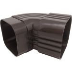 Отвод MUROl 67x67, U110x67, коричневый TBB (артикул 16535440) – фото 1