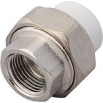 Комбинированная муфта VALFEX PP-R белая, разъем 20х1/2 дюйма ВР 10155015 127-0208 (артикул 16164329) – фото 1