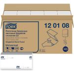Бумажное полотенце TORK 250 штук Universal натуральные белые 23х23 ZZ 120108 124556 (артикул 16093814) – фото 1
