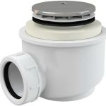 Сифон для поддона Alca Plast 1 1/2x40 h-72 мм, слив крышка, D-71 мм A47CR-50 025-1103 (артикул 16207687) – фото 1