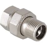 Прямой сгон американка Valtec 1/2" внутренняя/наружная VTr.341.N.0004 (артикул 15622048) – фото 1