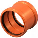Двойна муфта для канализации Flextron наружная 110 SVK-KN20100 (артикул 16236427) – фото 1