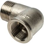 Никелированный угольник STOUT НВ 1/2 RG008Q0QS4J2OM (артикул 16053561) – фото 1