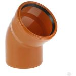 Отвод для наружной канализации Flextron 110x15 градусов SVK-KN3011015 (артикул 16498482) – фото 1