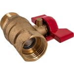 Шаровой кран ProfECO 1/2 ВР-НР, муфтовый, бабочка, Ду15, Ру20 11Б27п1 PE-12FMB (артикул 18297265) – фото 1