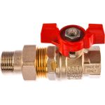 Шаровой кран RuB с накидной гайкой ("американка"), 3/4" DN20 PN40, ВР-ВР, серия MILANO (S.90) S90E36 (артикул 15785979) – фото 1