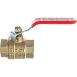Шаровой кран, стальная рукоятка 1 вн.-вн Valtec BASE VT.214.N.06 (артикул 15637941) – фото 1