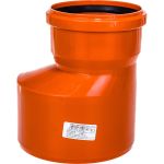 Эксцентрический переход для наружной канализации Flextron, 160/110 SVK-KN40160110 (артикул 16236424) – фото 1