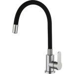 Кухонный смеситель OUTE с гибким изливом, черный T40193B-2 (артикул 16860667) – фото 1