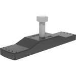 Крепеж для решеток Gidrolica к пластиковым водоотводным лоткам DN100 108 (артикул 16195929) – фото 1