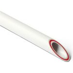 Армированная стекловолокном труба PRO AQUA PP-R RUBIS SDR 7.4 Белая 4 м d-110 мм PA35024P (артикул 15791731) – фото 1