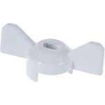 Ручка-бабочка усиленная для крана MasterProf БЕЛАЯ, 1/2"-3/4" ИС.131429 (артикул 16459448) – фото 1