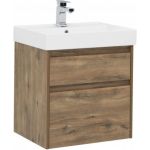 Тумба Aquanet Nova Lite 60 2 ящика, цвет дуб рустикальный 00249512 (артикул 16358060) – фото 1