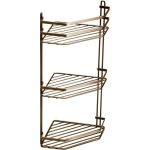 Угловая 3-ярусная полка Vanstore MODERN бронза 076-30 (артикул 15933810) – фото 1