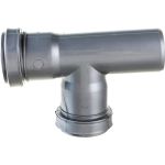 Тройник внутренней канализации LAMMIN 40х40/90 градусов Lm35090404090 (артикул 16237515) – фото 1