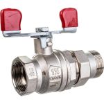 Шаровой кран RuB с накидной гайкой (""американка""), 1 1/4"" DN32 PN40, ВР-ВР, серия MILANO (S.90) S90G36 (артикул 15785981) – фото 1