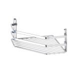 Полка в ванную TEKNO-TEL ES077 угловая, 1 ярус, хром 00-00002380 (артикул 16396833) – фото 1