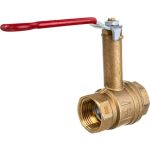 Шаровой кран с удлиненным штоком RUB MILANO 1 DN25 PN30, ВР-ВР, S.96, ручка S96F00 (артикул 16037405) – фото 1