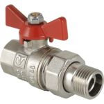 Шаровой кран с полусгоном 1 вн.-нар. Valtec BASE VT.227.N.06 (артикул 15637163) – фото 1