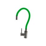 Смеситель для кухни Solone с гибким цветным изливом EZA4-F090GN (артикул 16289148) – фото 1