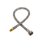 Гибкая подводка для воды M10 18 мм х ВР 1/2" STOUT SHF-0026-181015 (артикул 16053806) – фото 1