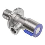 Комплект угловых кранов RM 1/2х3/4 НР-НР нержавеющая сталь AISI304 ATS-1234 (артикул 18326395) – фото 1
