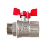 Шаровой кран VALFEX PREMIUM для воды, 3/4"" ВР/НР, бабочка VF.218.NB1.034.PREMIUM (артикул 21146038) – фото 1