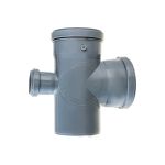 Крестовина одноплоскостная для канализации Flextron 110x110x50/87 градусов SVK-K11266 (артикул 19284108) – фото 1