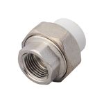 Комбинированная муфта VALFEX PP-R белая, разъем 32х1 1/4 дюйма ВР 10155132 127-0216 (артикул 16164316) – фото 1