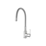 Смеситель для кухни LEDEME гибкий шланг, серый L4898-9 808292 (артикул 16108422) – фото 1