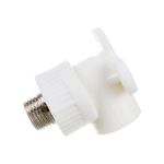 Комбинированный отвод PP-R SLT AQUA с креплением, НР 20х1/2 SLTFY7201 (артикул 19765012) – фото 1