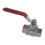 Шаровый кран Terma RED 1/2 Т-образный, трехходовой, ручка 31058 26158 (артикул 16108209) – фото 1