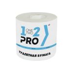 Туалетная бумага 1-2-Pro 1 слой, рулон 45 м., белый, вторичное сырье ТБB1-56 (артикул 17136613) – фото 1