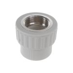 Муфта комбинированная с внутренней резьбой VALFEX PP-R серая, 32 мм х1 10129032Г 127-0358 (артикул 16226294) – фото 1