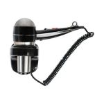 Фен Nofer HOTELline настенный с антивандальной защитой 1800 W черный/матовый, 02058.S (артикул 15916911) – фото 1