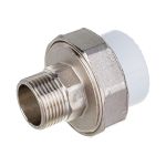 Комбинированная муфта VALFEX PP-R белая, разъем 32х3/4 дюйма НР 10156220 127-0226 (артикул 16164285) – фото 1