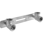 Планка монтажная с 2-мя водорозетками MasterProf 1/2" в/в ИС.072263 (артикул 17828434) – фото 1